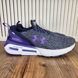 Under Armour HOVR Mega 2 Clone Womens 11 Midnight Navy Purple Zest Running Shoes